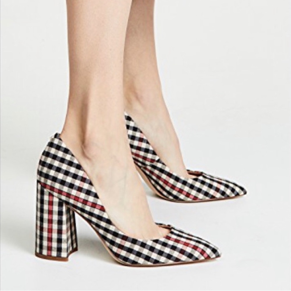 Sam Edelman Halton Plaid Block Heel Pump